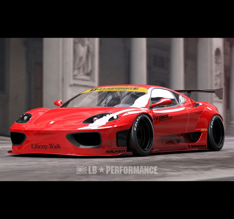 libertywalkferrari360modena